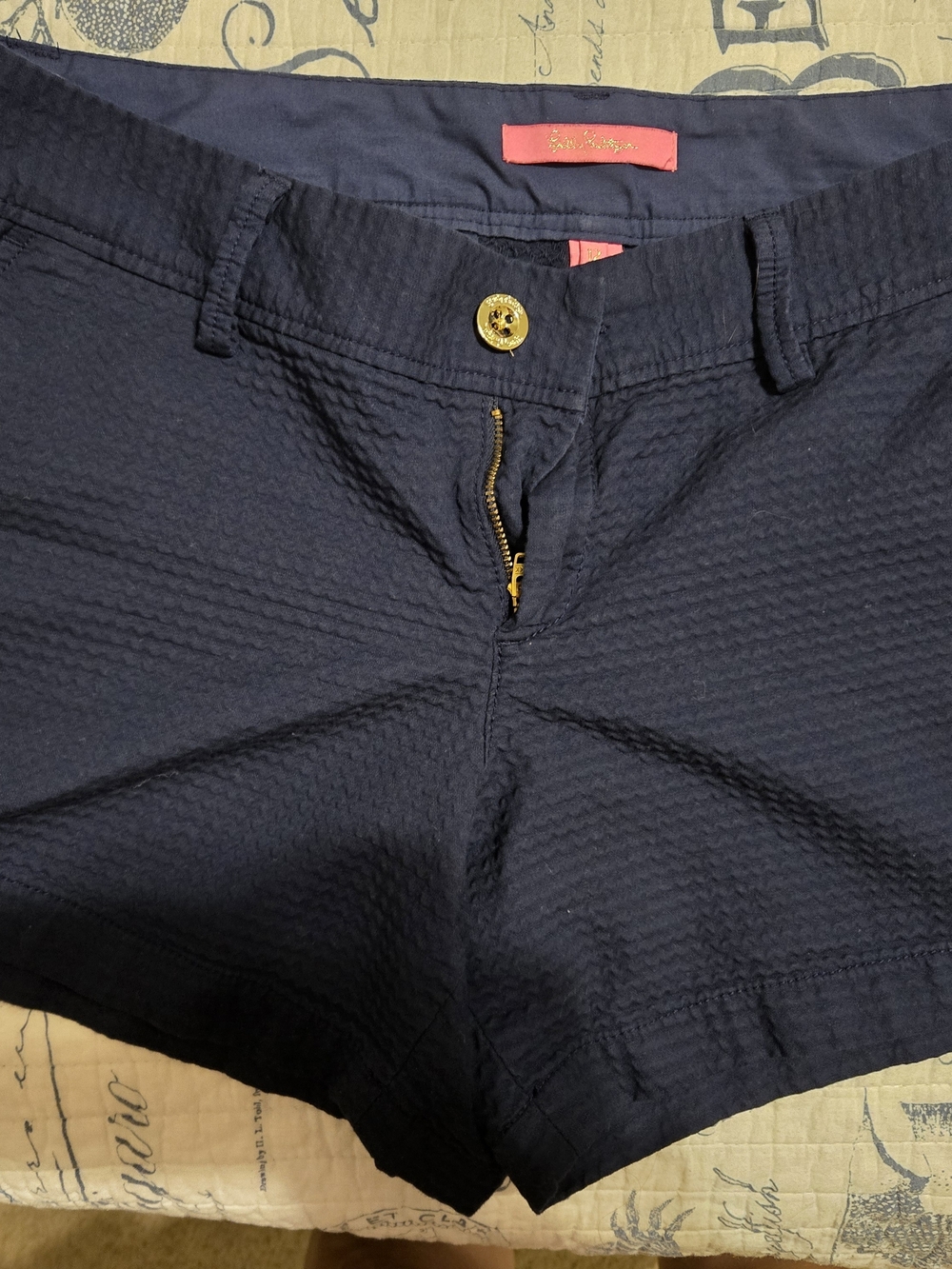 Lilly Pulitzer Navy Textured Women’s Shorts